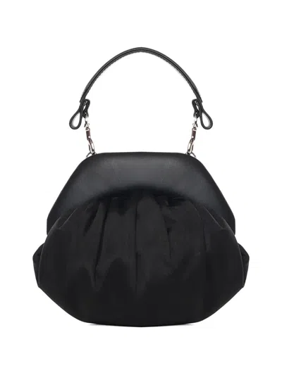 Vivienne Westwood Clutch With Handle And Shoulder Strap In Black