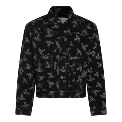 Vivienne Westwood Coats & Jackets In Black/orbs