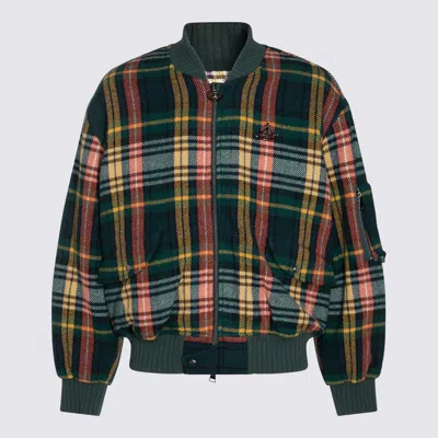 Vivienne Westwood Check-pattern Bomber Jacket In Red