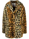 Vivienne Westwood Wittgenstein Leopard-print Faux-fur Coat In Brown