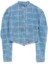 Vivienne Westwood Filli Jacket Denim Jackets In Grid/blue