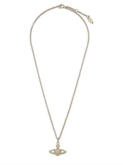 Vivienne Westwood Collana "mini Bas Relief" In Gold