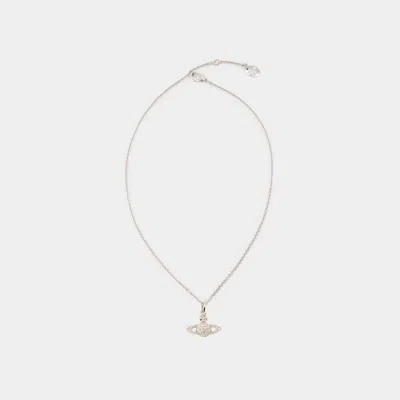 VIVIENNE WESTWOOD COLLIER MINI BAS RELIEF PENDANT - VIVIENNE WESTWOOD - MÉTAL - GRIS