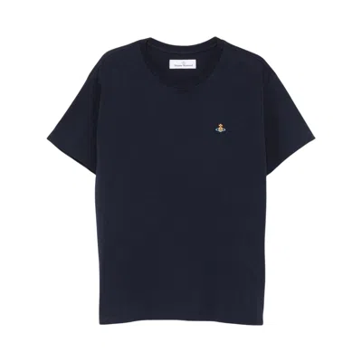 Pre-owned Vivienne Westwood Color Orb Classic T-shirt 'navy' | Blue | Women's Size L
