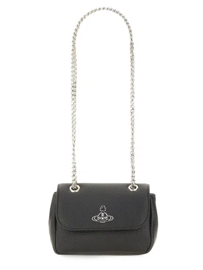 Vivienne Westwood Compact Black Wallet With Minimalist Design And Smooth Finish