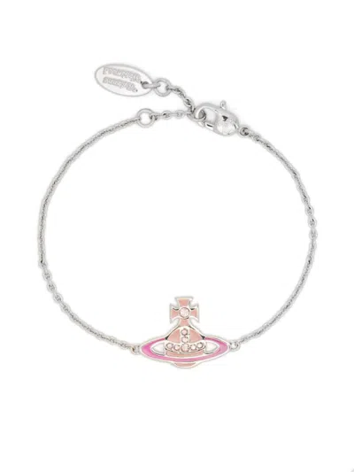 Vivienne Westwood Concetta Bas Relief Bracelet In Silver