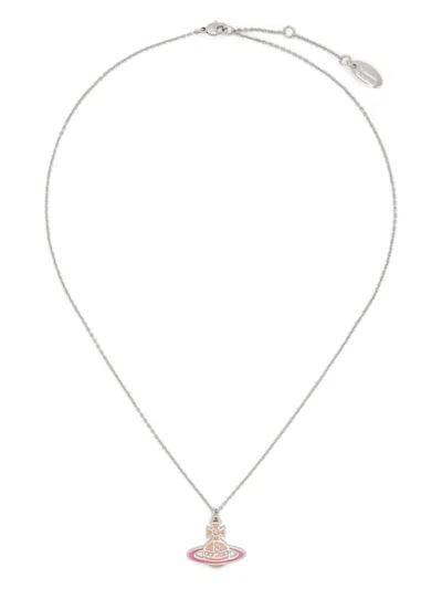 Vivienne Westwood Concetta Bas Relief Necklace In Silver
