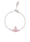 Vivienne Westwood Concetta Bas Relief Orb Bracelet In Pink