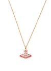 Vivienne Westwood Concetta Orb Embellished Necklace In Pink