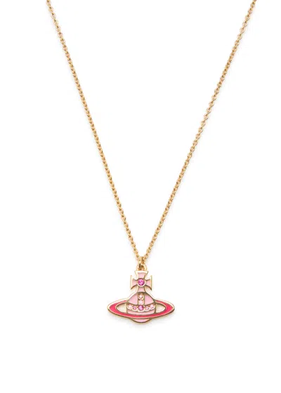 Vivienne Westwood Concetta Orb Embellished Necklace In Gold
