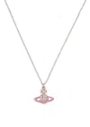 Vivienne Westwood Concetta Bas Relief Necklace In Pink