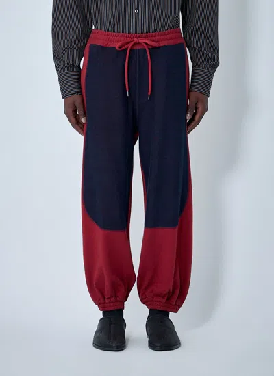 Vivienne Westwood Contrast-panel Track Pants In Brown