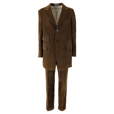 Pre-owned Vivienne Westwood Corduroy Suit In Black