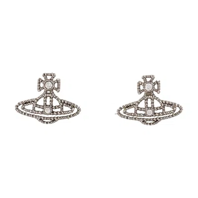 Vivienne Westwood Coretta Earrings In Brown
