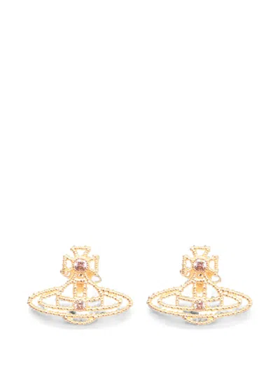 Vivienne Westwood Coretta Earrings In Gold