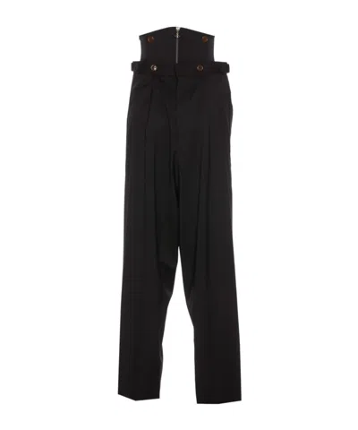 Vivienne Westwood Corset-detail Trousers In Black