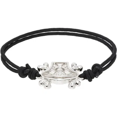 Vivienne Westwood Cosimo Friendship Bracelet In Silver