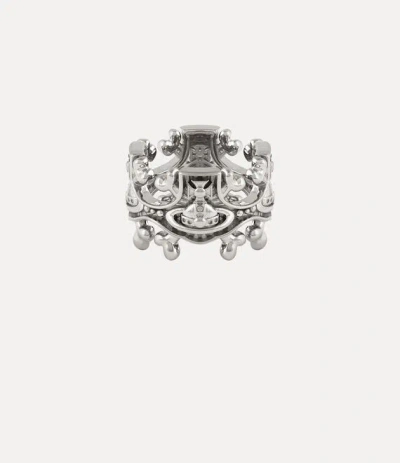 Vivienne Westwood Cosimo Ring Silver Unisex