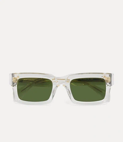 Vivienne Westwood Costello Sunglasses Acetate Crystal  Men In Transparent