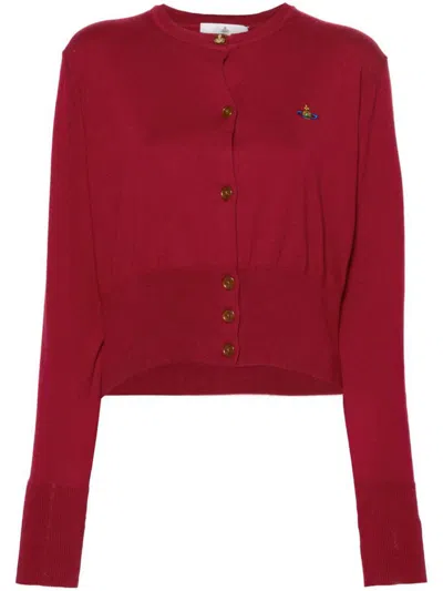 Vivienne Westwood Cotton And Cashmere Cropped Cardigan In Multicolor