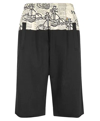 Vivienne Westwood Cotton Bermuda Shorts In Black