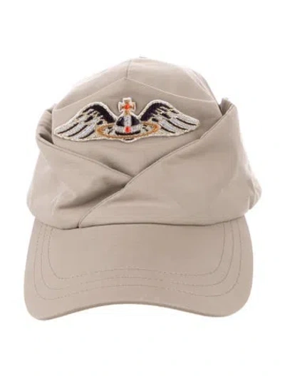 Pre-owned Vivienne Westwood Cotton Blend Baseball Cap In Neutral