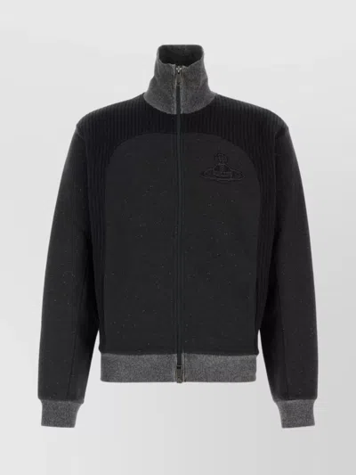 Vivienne Westwood Cotton Blend Cardigan High Collar