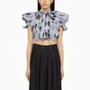 VIVIENNE WESTWOOD VIVIENNE WESTWOOD | COTTON BOW AND SHOULDER TOP