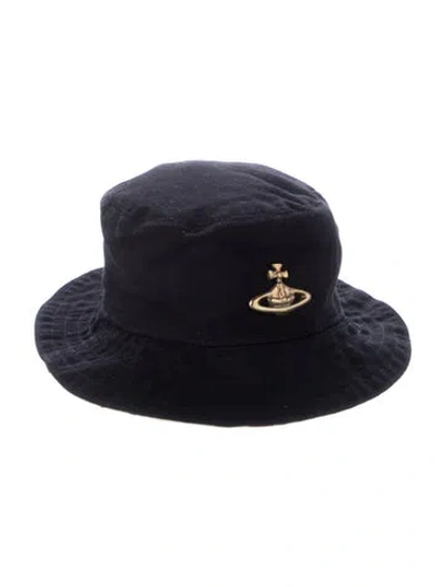 Pre-owned Vivienne Westwood Cotton Bucket Hat In Black