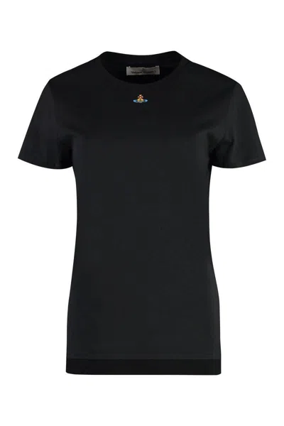 VIVIENNE WESTWOOD VIVIENNE WESTWOOD COTTON CREW-NECK T-SHIRT