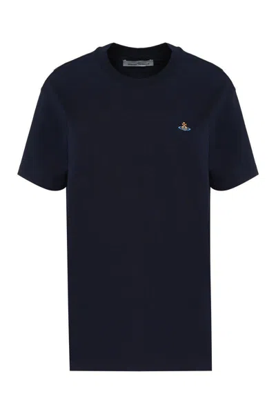 VIVIENNE WESTWOOD VIVIENNE WESTWOOD COTTON CREW-NECK T-SHIRT
