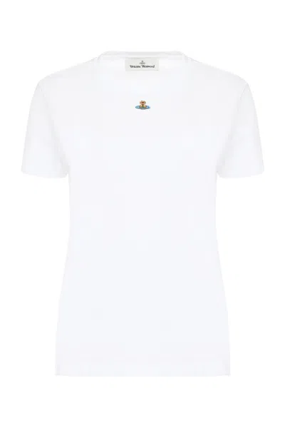 Vivienne Westwood Cotton Crew-neck T-shirt In White