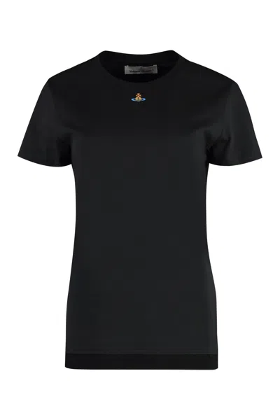VIVIENNE WESTWOOD COTTON CREW-NECK T-SHIRT