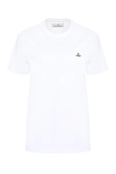 Vivienne Westwood Cotton Crew-neck T-shirt In White