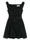 Vivienne Westwood Square Neckline Sleeveless Flared Skirt Mini Length Draped Detail