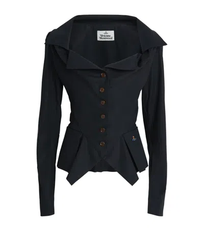 Vivienne Westwood Cotton Monday Shirt In Black