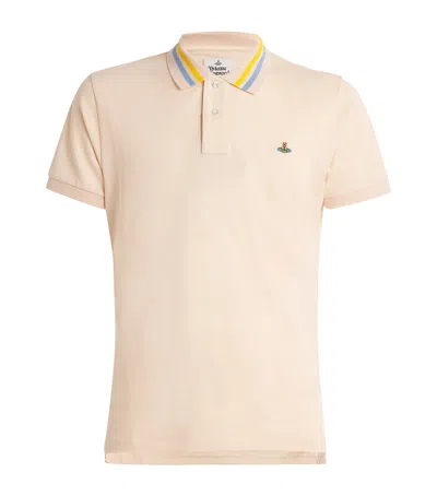 Vivienne Westwood Classic Polo Organic Cotton Plaster-pink Xl Men