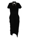 Vivienne Westwood Cotton Polo Dress In Black