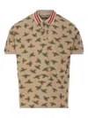 Vivienne Westwood Orb Logo Print Polo Shirt In Neutrals