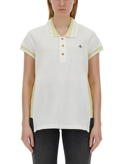 Vivienne Westwood Cotton Polo In White
