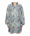 Vivienne Westwood Cotton Poplin Oversized Shirt In Multi