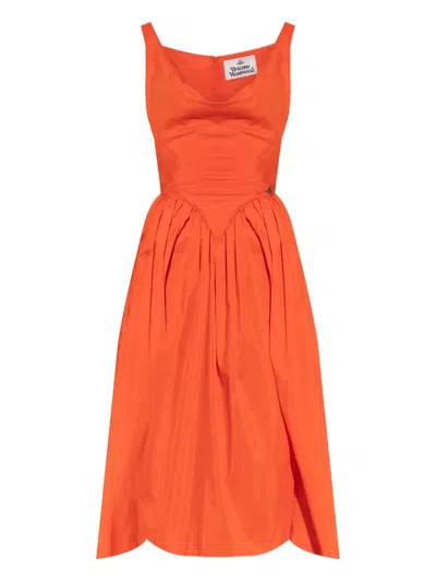 VIVIENNE WESTWOOD COTTON-SILK DRESS