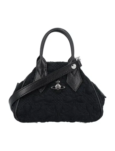 Vivienne Westwood Cotton Sponge Mini Handbag With Orb-shaped Stud By A Renowned British Designer In Pattern