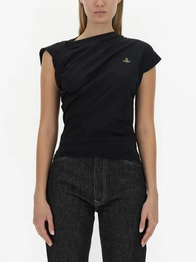 Vivienne Westwood High-quality Cotton Top In Black