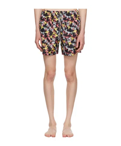 Vivienne Westwood Crazy Orb Swim Shorts In Black