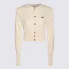 Vivienne Westwood Off-white Bea Cropped Cardigan In White