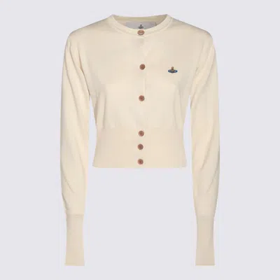 VIVIENNE WESTWOOD VIVIENNE WESTWOOD CREAM COTTON KNITWEAR