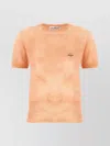 Vivienne Westwood Crew Neck Cotton T-shirt In Orange