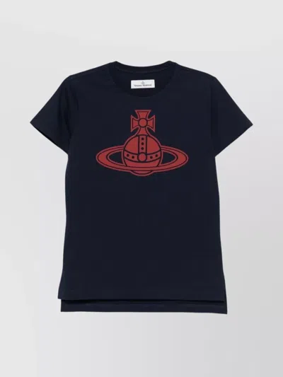 VIVIENNE WESTWOOD CREW NECK GRAPHIC PRINT SHORT SLEEVE T-SHIRT