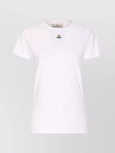 VIVIENNE WESTWOOD CREW NECK PERÙ T-SHIRT WITH SHORT SLEEVES